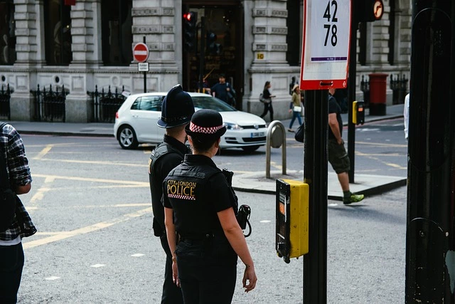 two British Police officers